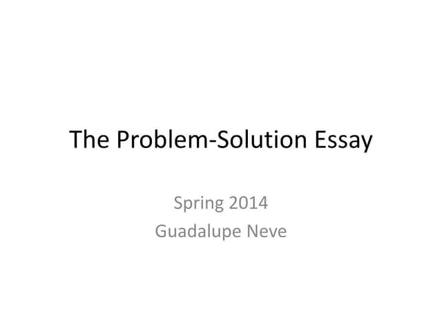 Problemsolution Pptx