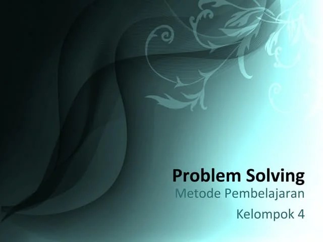 Problem Solving Ppsx Science