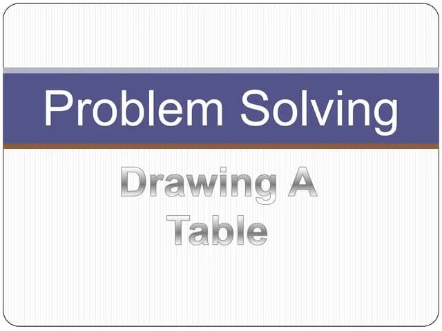Problem Solving Using Graphs | PPTX