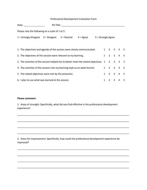 Teaching Demonstration Evaluation Form Pdf