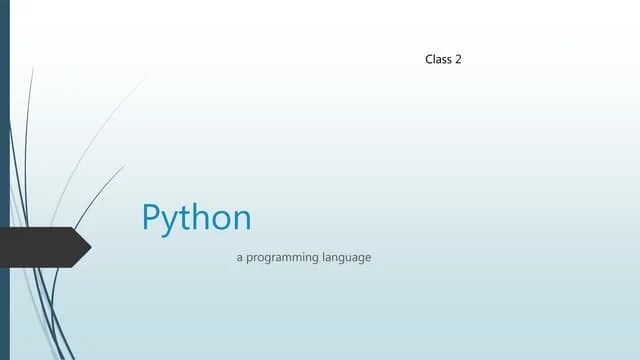 Python Operators Pptx