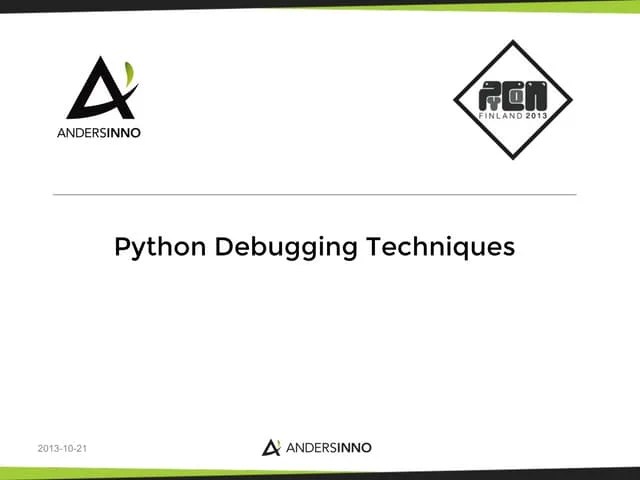 Python Debugging Techniques | PDF
