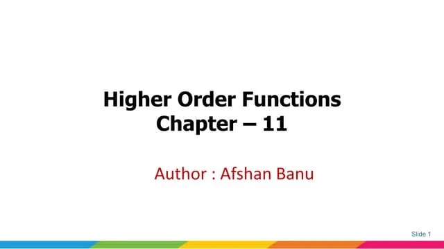 Python High Level Functions_Ch 11.ppt