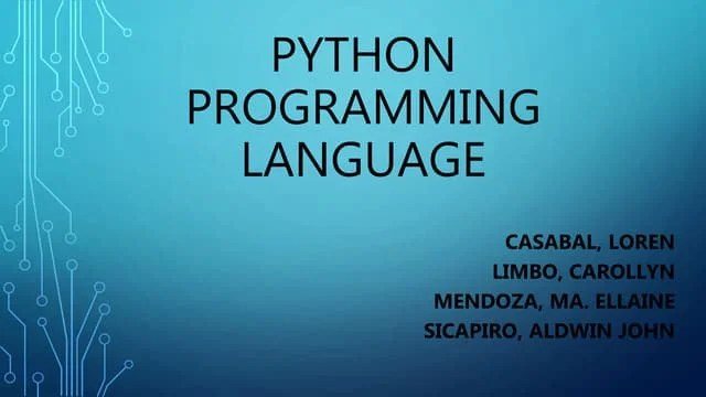 Python Programming Language Ppt - Best Abstract Wallpapers in Ultra HD