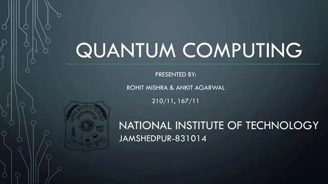 Quantum Computing Pptx
