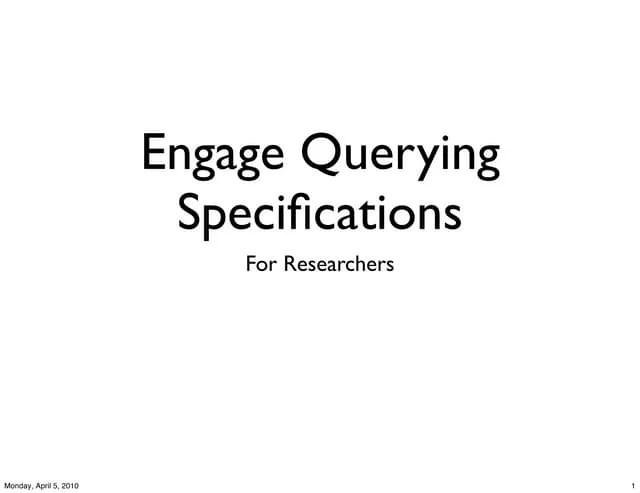 Query Builder Specification Pdf