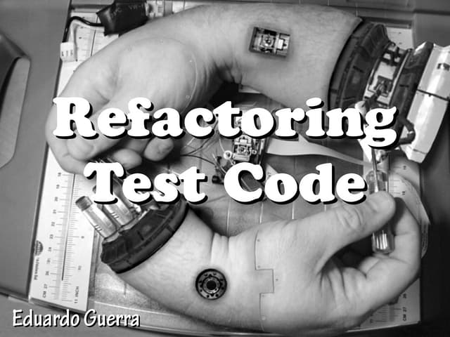 Refactoring Test Code Pdf