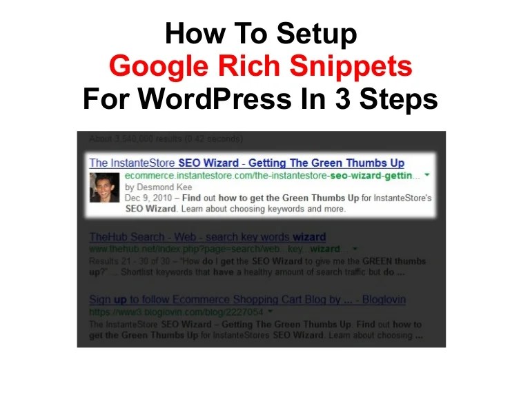 2.1 all in one schema rich snippets; How To Setup Google Rich Snippets For Wordpress In 3 Steps