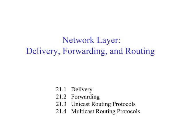 Routing Protocols-network-layer | PPT