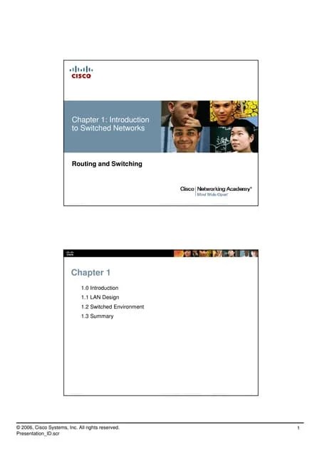 Introduction To Switched Networks - JARINGAN KOMPUTER | PDF