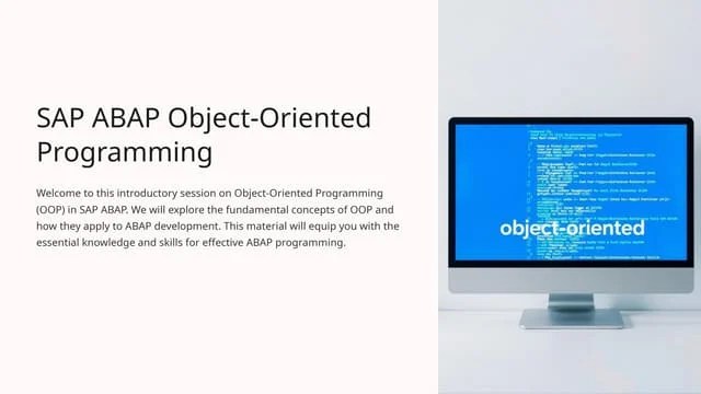 SAP-ABAP-Object-Oriented-Programming.pptx