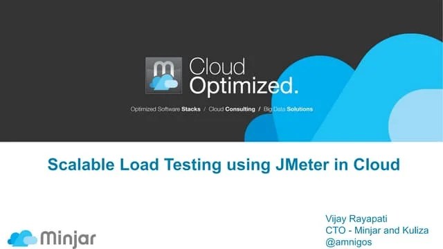 Scalable Load Testing Using Jmeter In Cloud | PPT