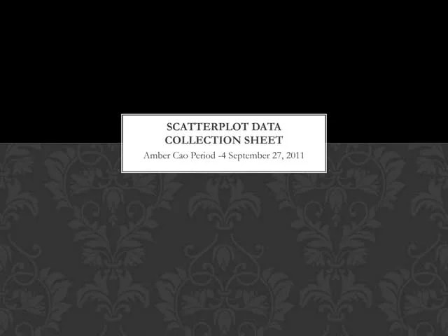 Scatterplot Data Collection Sheet Rachelkerstetter - Premium Desktop Light Illustrations | Free Download