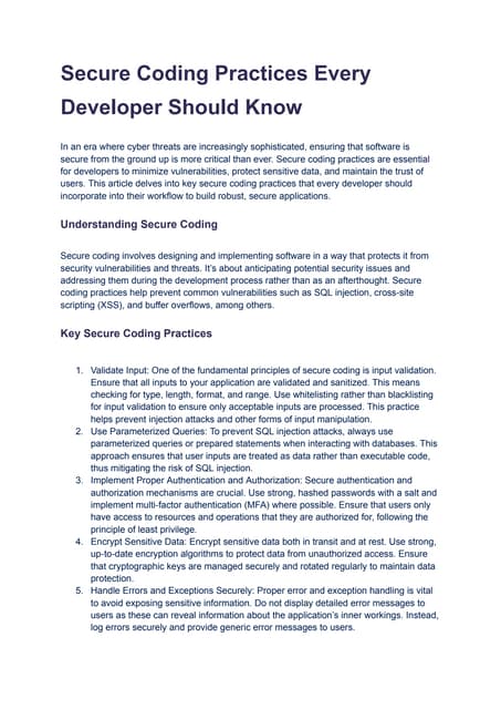 Secure Coding Practices Every Developer Should Know.pdf