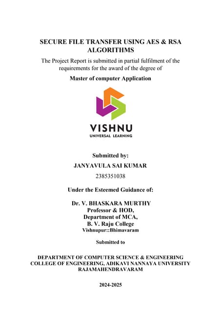 SECURE FILE TRANSFER USING AES & RSA ALGORITHMS.docx