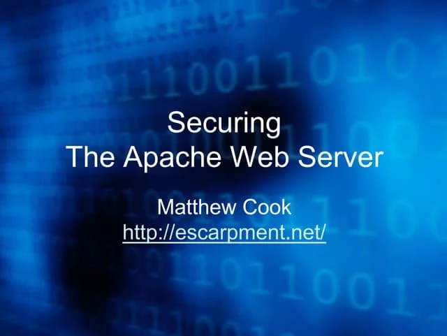 Securing The Apache Web Server | PDF