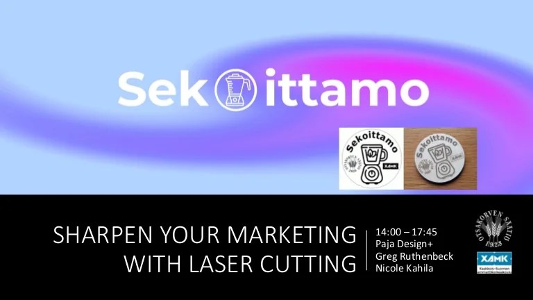 Sekoittamo Workshop Laser Cutting
