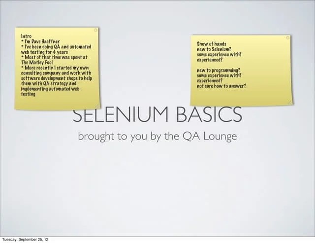 Selenium Basics | PDF