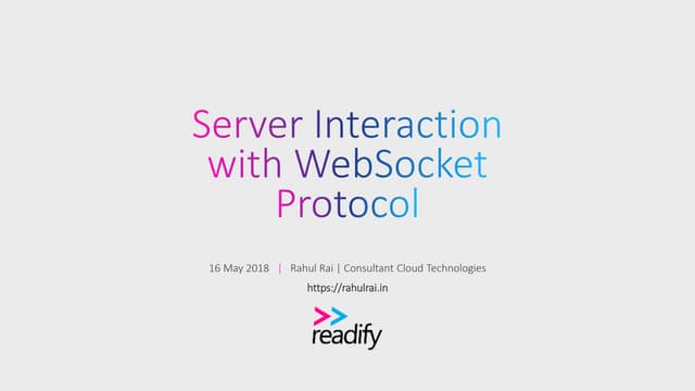 Websockets Revolutionizing Real Time Communication Pptx