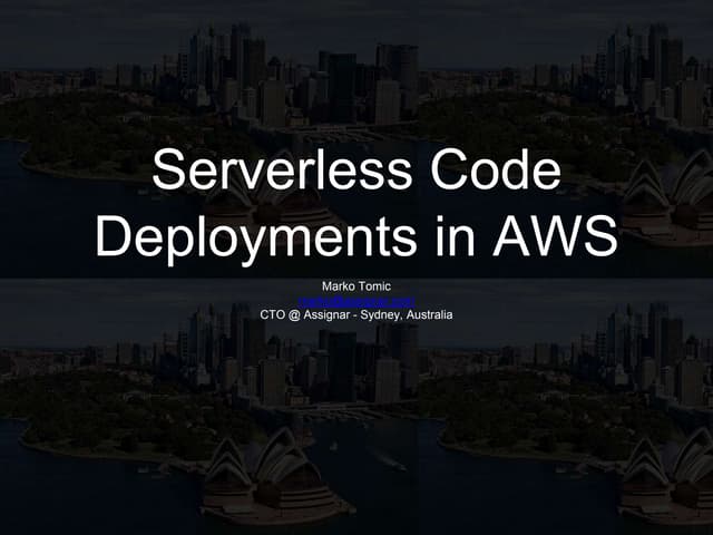 Serverless Authentication Ppt