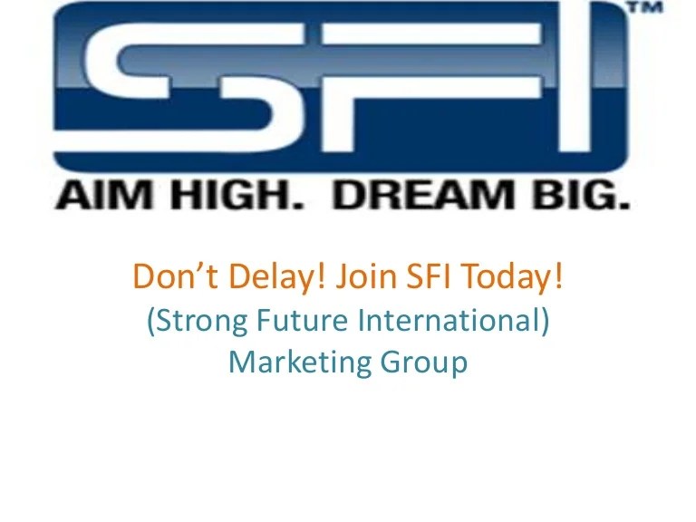 Sfi Strong Future International Marketing Group