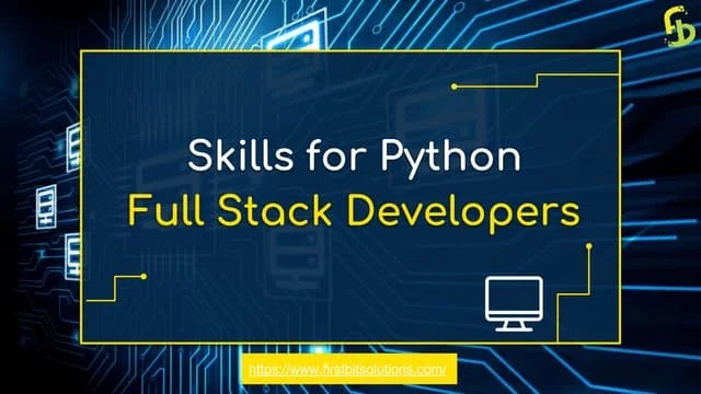 Skills For Python Full Stack Developer Pptx