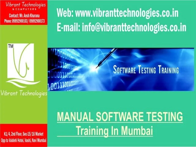 Manual Software Testing - Software Development Life Cycle | PPT