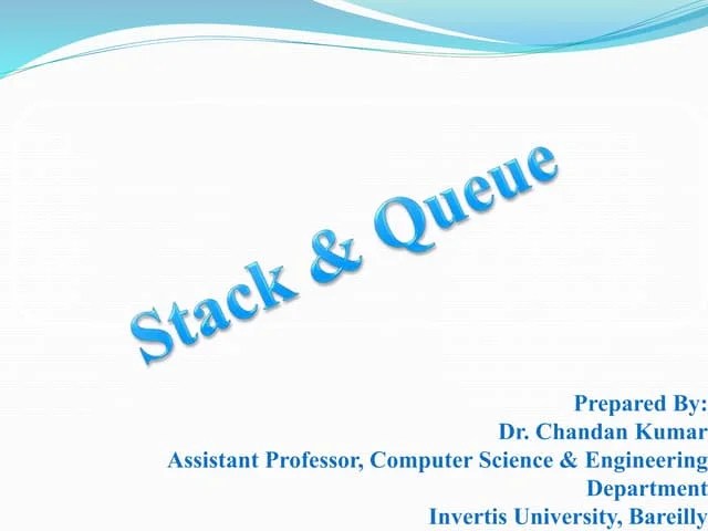 Queue Data Structure | PPT