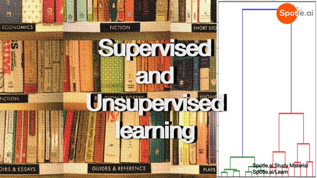 Supervised Learning And Unsupervised Learning | PPTX | Computing | Technology & Computing