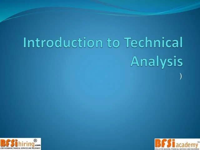 Technical Analysis Intro | PPTX