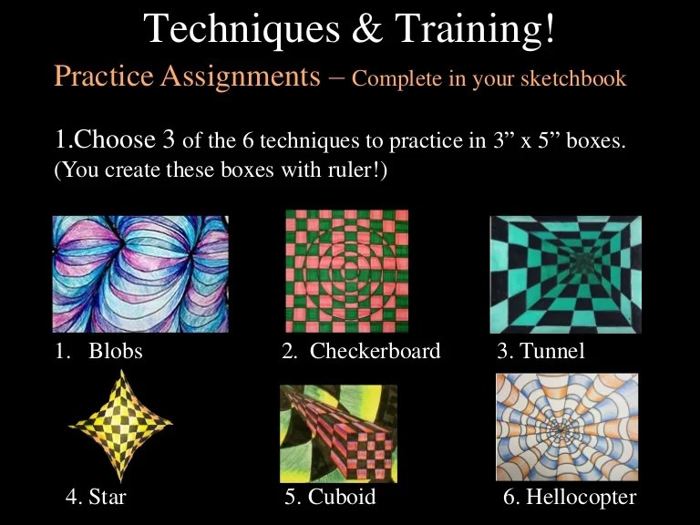 Techniques Op Art