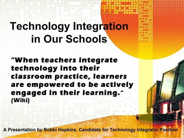 Technology Integration In Teaching And Learning | PPTX