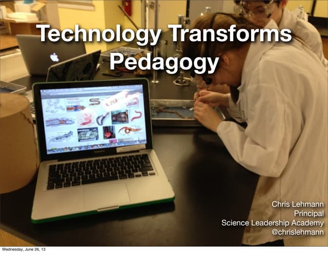 Chris Lehmann Principal At Science Leadership Academy