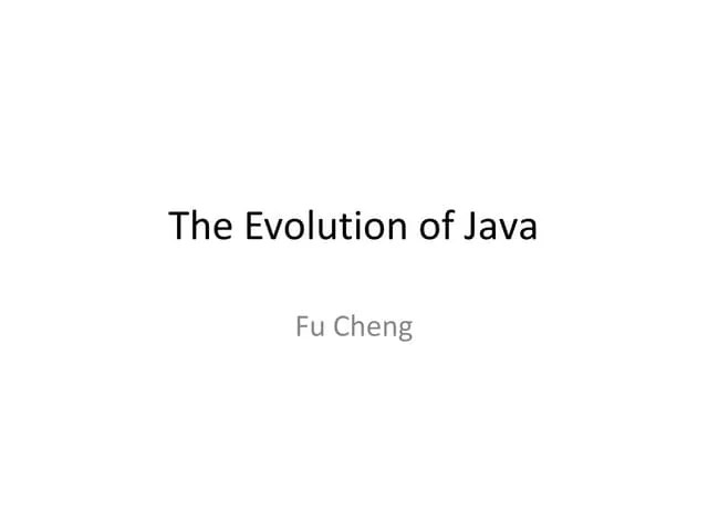 Evolution Of Java Pdf - High Quality Nature Illustration - High Resolution
