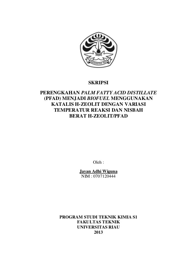 Maksud nisbah kewangan menurut para ahli. Perengkahan Palm Fatty Acid Distillate Pfad Menjadi Biofuel Menggun