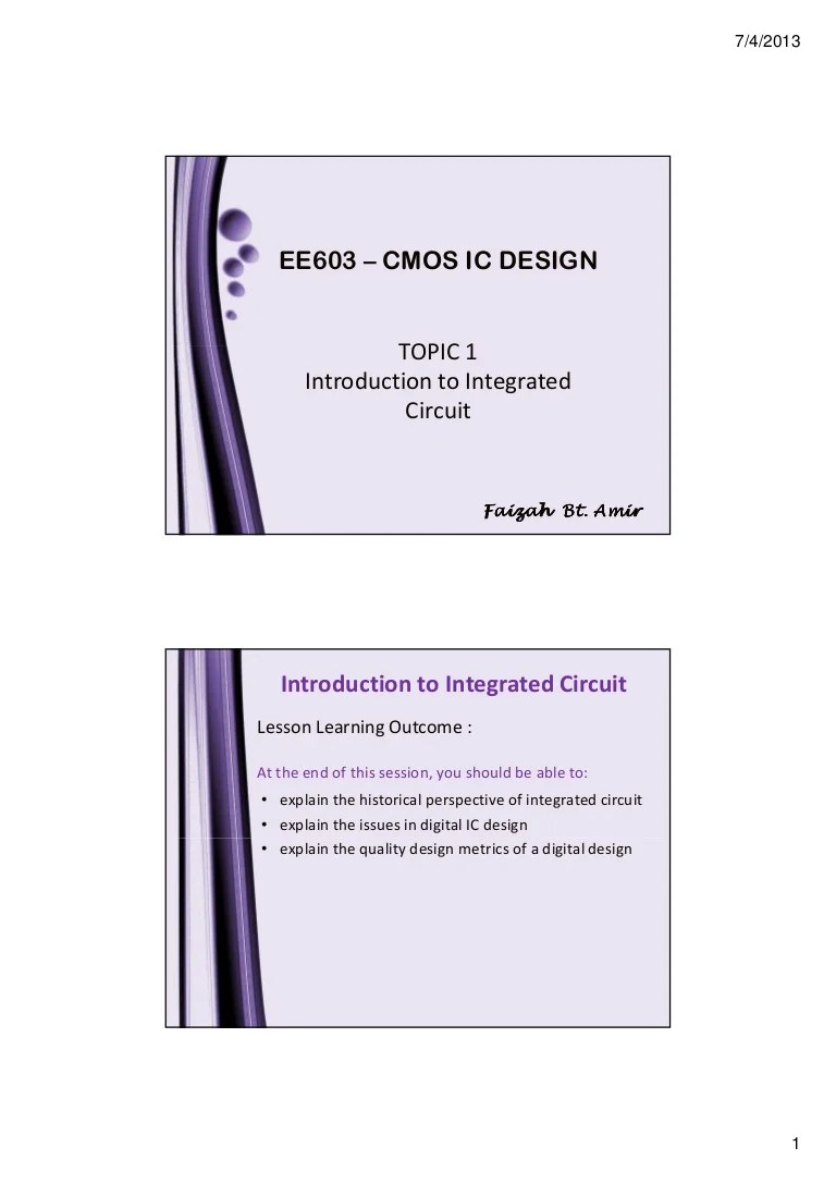 Introduction To Ic