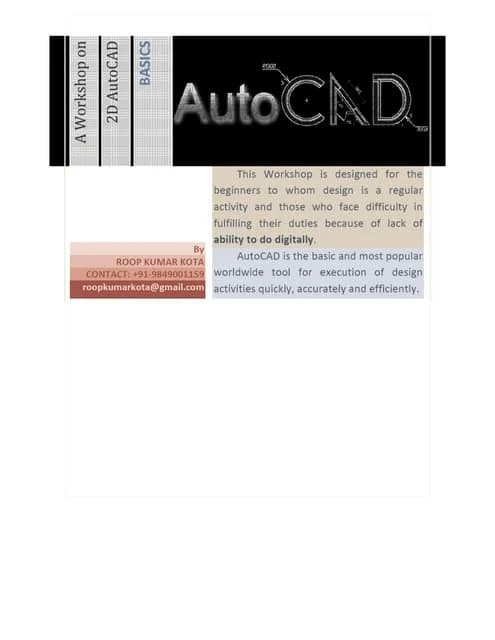 Autocad 2010 Tutorial Pdf