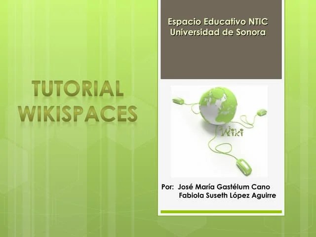 Tutorial Wikispaces Pps