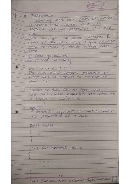 UNIT 3-INHERITANCE AND INTERFACE IN JAVA.pdf