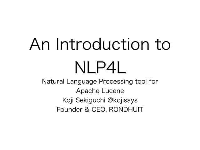 Nlp Tutorial Using Python Nltk (simple Examples) | PPT