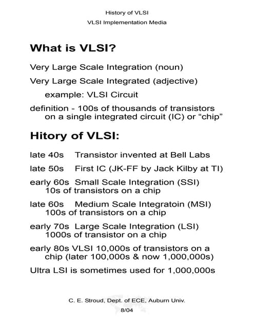 Vlsi Intro | PDF