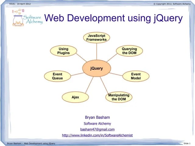 Web Development Using JQuery | PDF