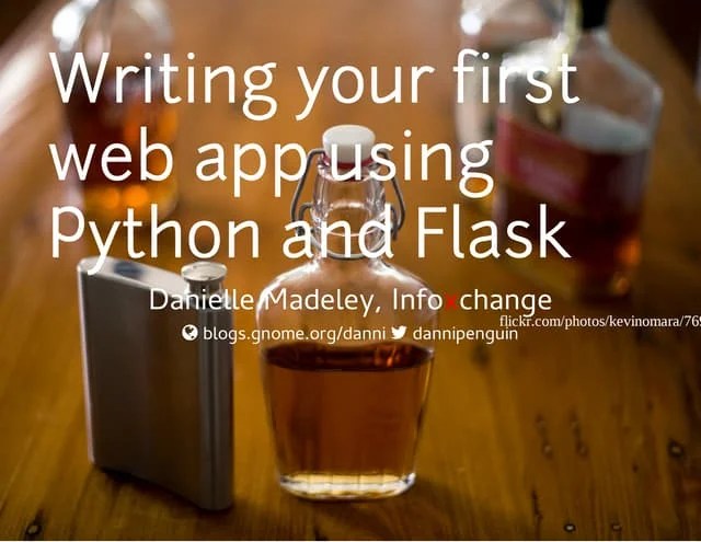 Writing Your First Web App Using Python And Flask | PPT
