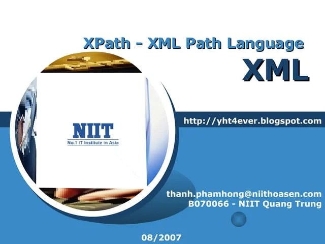 XPath - XML Path Language | PPT