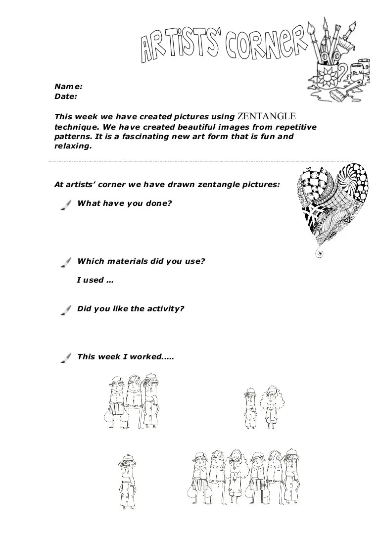 zentangle worksheet