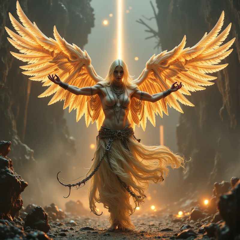 Archangels Soft Diffusion Gallery - Full HD Sunset Illustrations for Desktop