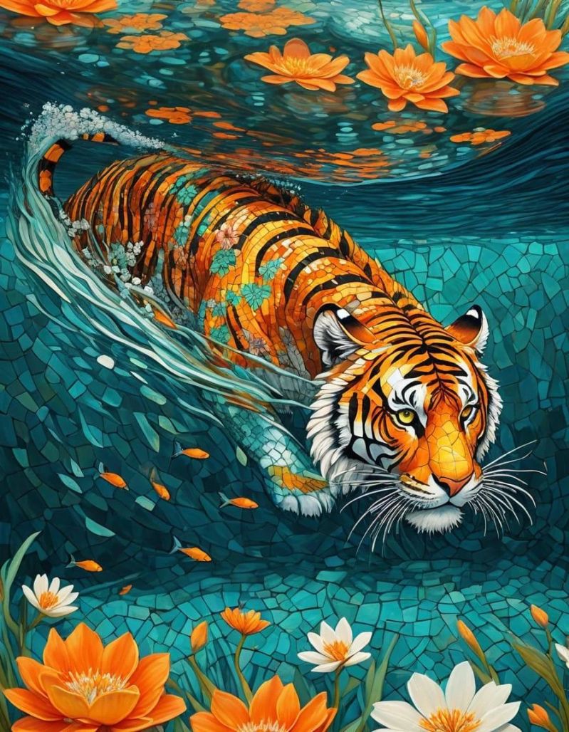 Mosaics Soft Diffusion Gallery - Light Wallpaper Collection - Full HD Quality