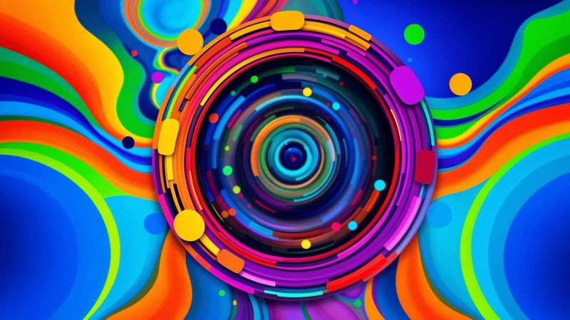 Circular Logic Soft Diffusion Gallery - Premium Dark Pattern - Ultra HD