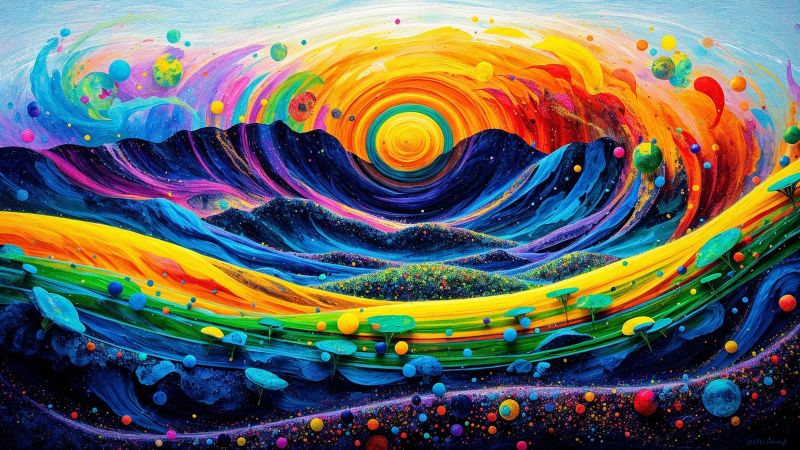 Circular Logic Vertigo Fox - Colorful Photo Collection - Full HD Quality