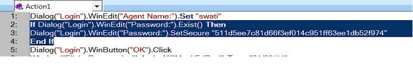QTP Conditional statements if statement expert view